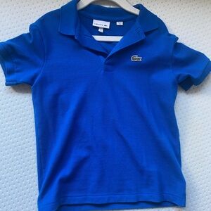 Lacoste Kids Polo Shirt in Bright Blue